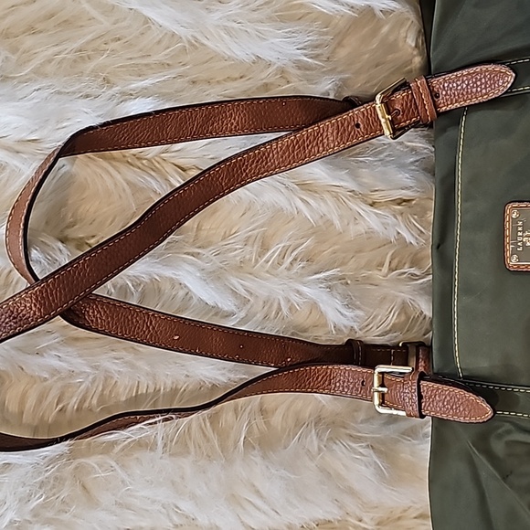 Ralph Lauren Green Bag Purse - Picture 3 of 13